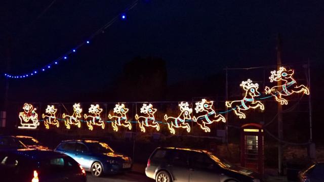 Santa and Sleigh | Angarrack Christmas Lights Santa and Sleigh | Angarrack Christmas Lights
